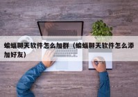 蝙蝠聊天软件怎么加群（蝙蝠聊天软件怎么添加好友）
