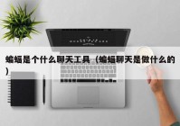 蝙蝠是个什么聊天工具（蝙蝠聊天是做什么的）