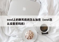 soul上的聊天房间怎么加密（soul怎么设置密码房）