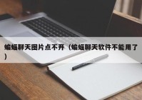 蝙蝠聊天图片点不开（蝙蝠聊天软件不能用了）