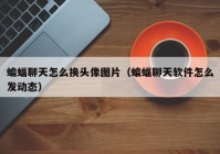 蝙蝠聊天怎么换头像图片（蝙蝠聊天软件怎么发动态）