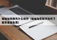 蝙蝠加密聊天什么软件（蝙蝠加密聊天软件下载苹果版免费）
