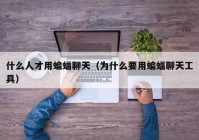 什么人才用蝙蝠聊天（为什么要用蝙蝠聊天工具）