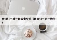 用钉钉一对一聊天安全吗（用钉钉一对一教学）