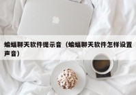 蝙蝠聊天软件提示音（蝙蝠聊天软件怎样设置声音）