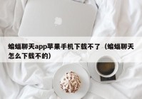 蝙蝠聊天app苹果手机下载不了（蝙蝠聊天怎么下载不的）