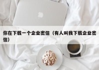 你在下载一个企业密信（有人叫我下载企业密信）